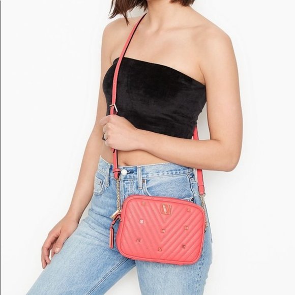 Victoria’s Secret The Victoria Top Zip Crossbody NWT - Picture 5 of 5